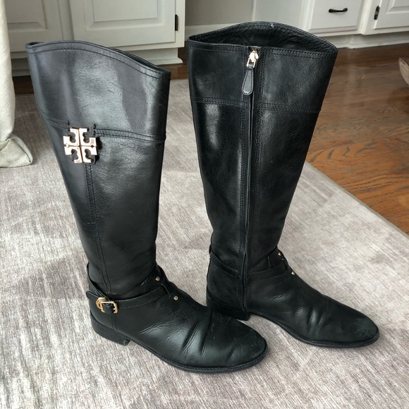 Black Tory Burch riding boots 9.5 - Picture 3 of 5